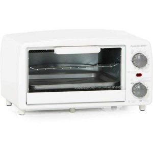 Hamilton Beach White Proctor Silex 4 Slice Toaster Oven Broiler