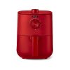 BELLA 2.9QT Manual Air Fryer, No Pre-Heat Needed, No-Oil Frying, Fast Healthy Evenly Cooked Meal Every Time, Removeable Dishwasher Safe Non Stick Pan and Crisping Tray for Easy Clean Up, Matte Red