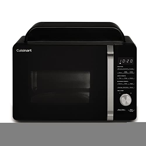 Cuisinart AMW-60 3-in-1 Microwave AirFryer Convection Oven Bundle with Lunchbox, Oven Mitt and Utility Knife (4 Items)