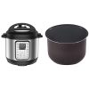 Instant Pot Duo Plus Mini 9-in-1 Electric Pressure Cooker, Sterilizer, Slow Cooker, Rice Cooker, 3 Quart, 13 One-Touch Programs & Ceramic Non Stick Interior Coated Inner Cooking Pot Mini 3 Quart