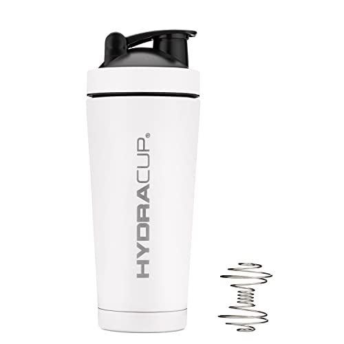 Hydra Cup - [3 PACK] Insulated Stainless Steel Shaker Bottle with Blenders, Double Walled Vacuum Protein Mixes Shaker Cup, Keep Hot & Cold, Water Pre Workout, Bulk Value