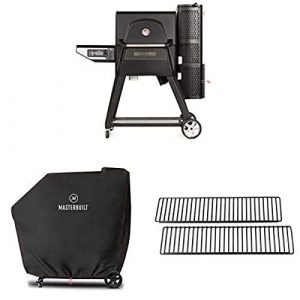 Masterbuilt Gravity Series 560 Digital Charcoal Grill Smoker Combo + 2 Warming Racks + Cover Bundle