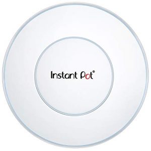 Genuine Instant Pot Tempered Glass lid, Clear 10 Inch (26 cm) 8 Quart & Instant Pot Silicone Lid 8 Quart