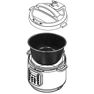 Instant Pot Ceramic Inner Cooking Pot - 6 Quart