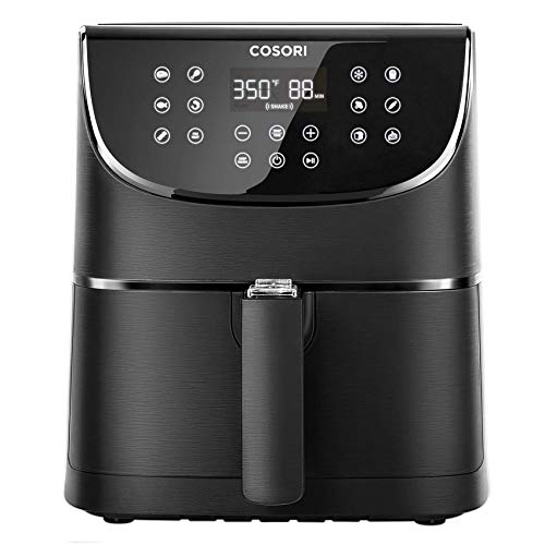 COSORI 5.8QT Electric Hot Oven Oilless Cooker, Black & Replacement 5.8QT Black CP158, CS158 & CO158 Air Fryers, Non-Stick Fry Basket, Dishwasher Safe, C158-FB