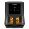 Chefman TurboTouch Easy View Air Fryer, The Most Convenient And Healthy Way To Cook Oil-Free, Watch Food Cook To Crispy And Low-Calorie Finish Through Convenient Window, 5 Qt