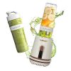 Personal Blender Laekerrt Smoothie Portable Blender for Shakes and Smoothies with 2 Tritan BPA-Free 20 oz Sport Travel Bottle (White)