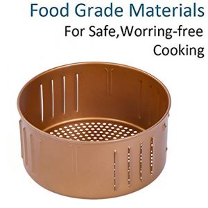 Air Fryer Replacement Basket 3.7QT For Power Gowise USA Air Fryer and All Air Fryer Oven, Air fryer Accessories, Non-Stick Fry Basket, Dishwasher Safe