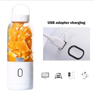 Zoyi Portable Blender, Personal Blender for Juice and Shakes, Mini Blender with Rechargeable Battery, USB Blender for Travel, Home