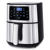 Air Fryer,6QT Air Fryer Oven,Big Capacity Air Fryer Toaster Oven,7 Presets,LED Digital Screen,Preheat and Temp/Time Control Function,1400W,Automatic power-off protection,Nonstick Basket,72 Recipe