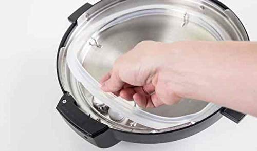 "GJS Gourmet Silicone Ring Compatible with 6.5 qt and 8.0 qt NINJA FOODI TENDERCRISP Pressure Cooker". This ring is not created or sold by Ninja.