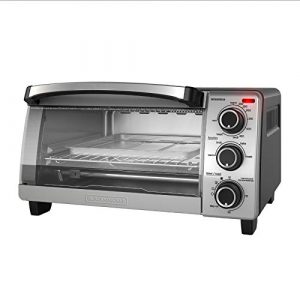 Black & Decker™ 4-Slice Toaster Oven fits 9" Pizza, Grey
