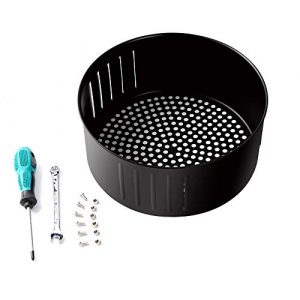 Air Fryer Replacement Basket 3.7QT For Power Gowise USA Farberware Air Fryer and All Air Fryer Oven, Air fryer Accessories, Non-Stick Fry Basket, Dishwasher Safe