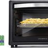 CROWNFUL Air Fryer Toaster Oven,22lb/11kg Digital Kitchen Scale