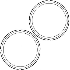 Instant Pot Sealing Rings 2-Pack Clear, 8 Quart
