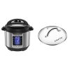 Instant Pot Ultra 10-in-1 Electric Pressure Cooker, Sterilizer, Slow Cooker, Rice Cooker, 6 Quart, 16 One-Touch Programs & Genuine Instant Pot Tempered Glass Lid, 9 in. (23 cm), 6 Quart, Clear