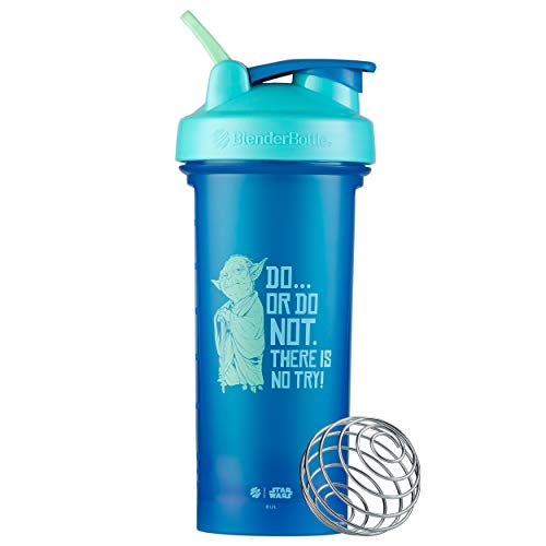 BlenderBottle Star Wars Classic V2 Shaker Bottle Perfect for Protein Shakes and Pre Workout, 28-Ounce, Do. Or Do Not. There Is No Try