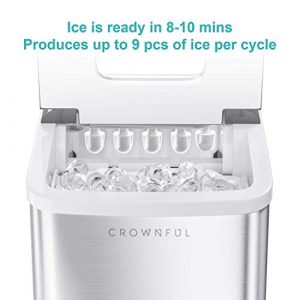 CROWNFUL 19 Quart/18L Air Fryer Toaster Oven and Ice Maker