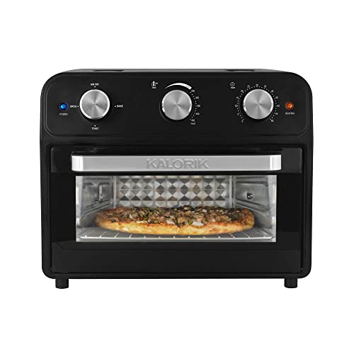 Kalorik AFO 46129 BK 22 Quart Air Fryer Toaster Oven, Black