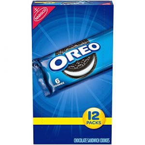 OREO Chocolate Sandwich Cookies, School Lunch Box Snacks, 2.4 Ounce (Pack of 12)