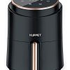 KUPPET Air Fryer, 7 in 1 Electric Air Fryers, Adjustable Temperature Control, 60 Minute Timer and Dishwasher Safe Basket, 1500W, Black