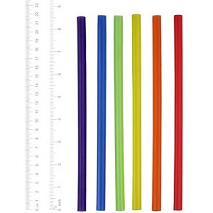 [200 Pack] Jumbo Smoothie Straws - 8.5