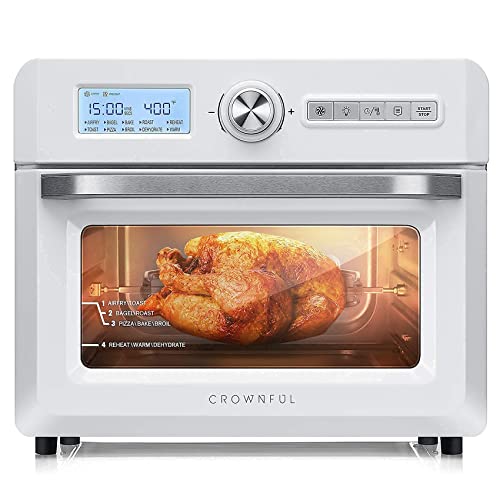 CROWNFUL 19 Quart Air Fryer,22lb/11kg Digital Kitchen Scale