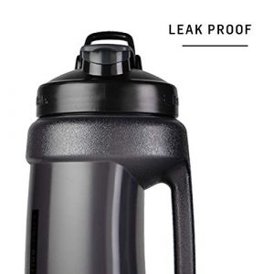 BlenderBottle Hydration Extra Large Koda Water Jug, 2.2-Liter, Black