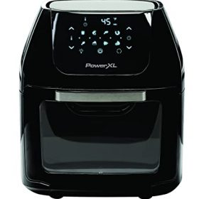 PowerXL Air Fryer Oven 10 Quart Hot Air Fryer, Rotisserie and Food Dehydrator