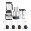 Cuisinart Velocity Ultra Trio 1HP Blender/Food Processor Bundle with Travel Cups (2 Items)