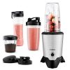 CHULUX 1000 Watt High Speed Bullet Blender for Shakes and Smoothies Countertop Kitchen Blender for Frozen Fruit & Veggies Capacity with 35OZ & 15OZ Two Blending Cups and One 20OZ Travel Bottle