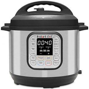 Instant Pot Duo 7-in-1 Electric Pressure Cooker, 8 Quart, 14 One-Touch Programs & Genuine Instant Pot Sealing Ring 2 Pack Clear 8 Quart