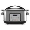 Instant Pot Aura 10-in-1 Multicooker Slow Cooker, 10 One-Touch Programs, 6 Qt, Silver (AURA 6Qt)