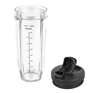 Nutri Ninja 32 oz Tritan Cups with Sip & Seal Lids. Compatible with BL480, BL490, BL640, & BL680 Auto IQ Series Blenders (Pack of 2)
