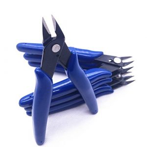 KAHIOE 5Pcs/PACK 170 Flush Cutter Internal Spring Cutting Pliers Small wire cutters