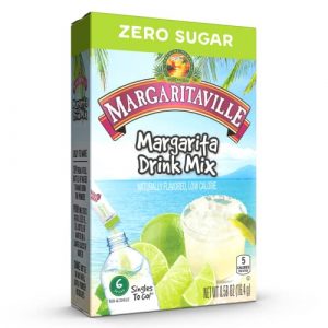 Margaritaville Singles To Go Drink Mix – Margarita Flavored, Non-Alcoholic Powder Sticks - 6 Boxes with 6 Packets Each (36 Total Servings)