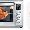 CROWNFUL Air Fryer Toaster Oven, 22lb/11kg Digital Kitchen Scale