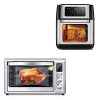 CROWNFUL 9-in-1 Air Fryer Toaster Oven, Convection Roaster with Rotisserie & Dehydrator & 32 Quart Air Fryer Oven