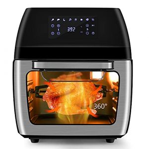 KitCook Air Fryer Oven, 1700W 12.7QT Large AirFryer, 8 Preset Modes, Air Frier Cookers & Original Recipes Simple Rotisserie, Roast, Broil, Bake, Reheat & Dehydrate for Kitchen Novice Gift