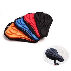 CuiXiang 4 Colors Soft and Comfortable Breathable Bicycle Sponge Pad, Designed with Hip and Wear Protection, Durable, Suitable for Folding Trolleys Etc