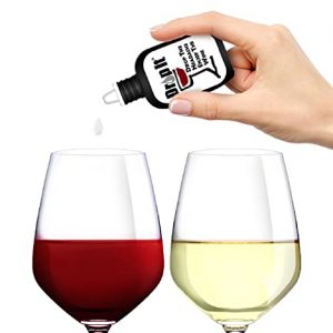 Drop It Wine Drops, 2 Pack - USA-Made Wine Drops That Naturally Reduce Both Wine Sulfites and Wine Tannins - Can Eliminate Wine Headaches, Wine Allergies and Histamines - A Wine Wand Alternative