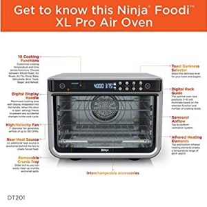 Ninja-DT200-Foodi-8-in-1-XL Pro Air Fry Oven Large Countertop Convection Oven (Renewed)