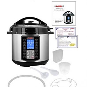 Electric Pressure Cooker Digital Instant Programmable Multicooker Pressure Pot 6 Quart 15 IN ONE Pot 5 Core EPC6QT ⭐⭐⭐⭐⭐Ratings ✔️ Best Deal 👍 (EPC-6QT)