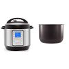 Instant Pot Duo Plus 9-in-1 Electric Pressure Cooker, Sterilizer, Slow Cooker, Rice Cooker, Steamer, 8 Quart, 15 One-Touch Programs & Ceramic Non Stick Interior Coated Inner Cooking Pot 8 Quart