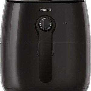 Philips Premium TurboStar (1.8lb/2.75qt) Analog Airfryer, Black - HD9721/96 (Renewed)