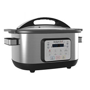 Instant Pot Aura 10-in-1 Multicooker Slow Cooker, 10 One-Touch Programs, 6 Qt, Silver (AURA 6Qt)