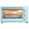Galanz Large 6-Slice True Convection Toaster Oven, 8-in-1 Combo Bake, Toast, Roast, Broil, 12” Pizza, Dehydrator with Keep Warm Setting, Includes Baking Pan and Rack, Retro Blue