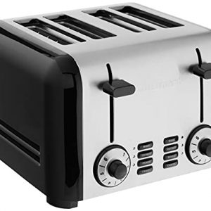 Cuisinart CPT-340P1 4-Slice Compact Toaster, Stainless Steel/Black
