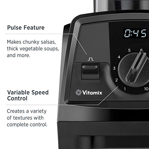 Vitamix Venturist V1200, Professional-Grade, 64 oz. Container, Black (Renewed)