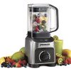 Hamilton Beach Professional Quiet Shield Blender, 1500W, 32oz BPA Free Jar, 4 Programs & Variable Speed Dial for Puree, Ice Crush, Shakes and Smoothies, Silver (58870)